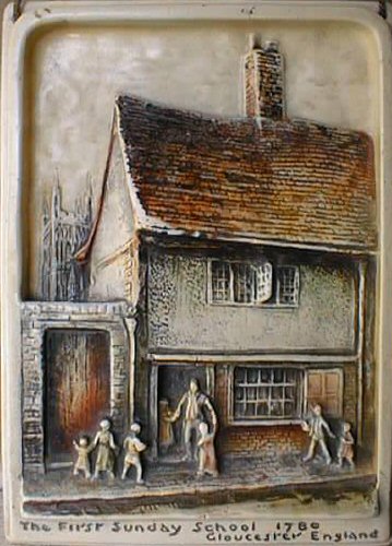 Print - The First Sunday School 1780 Gloucester England